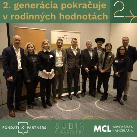 2. generácia pokračuje v rodinných hodnotách